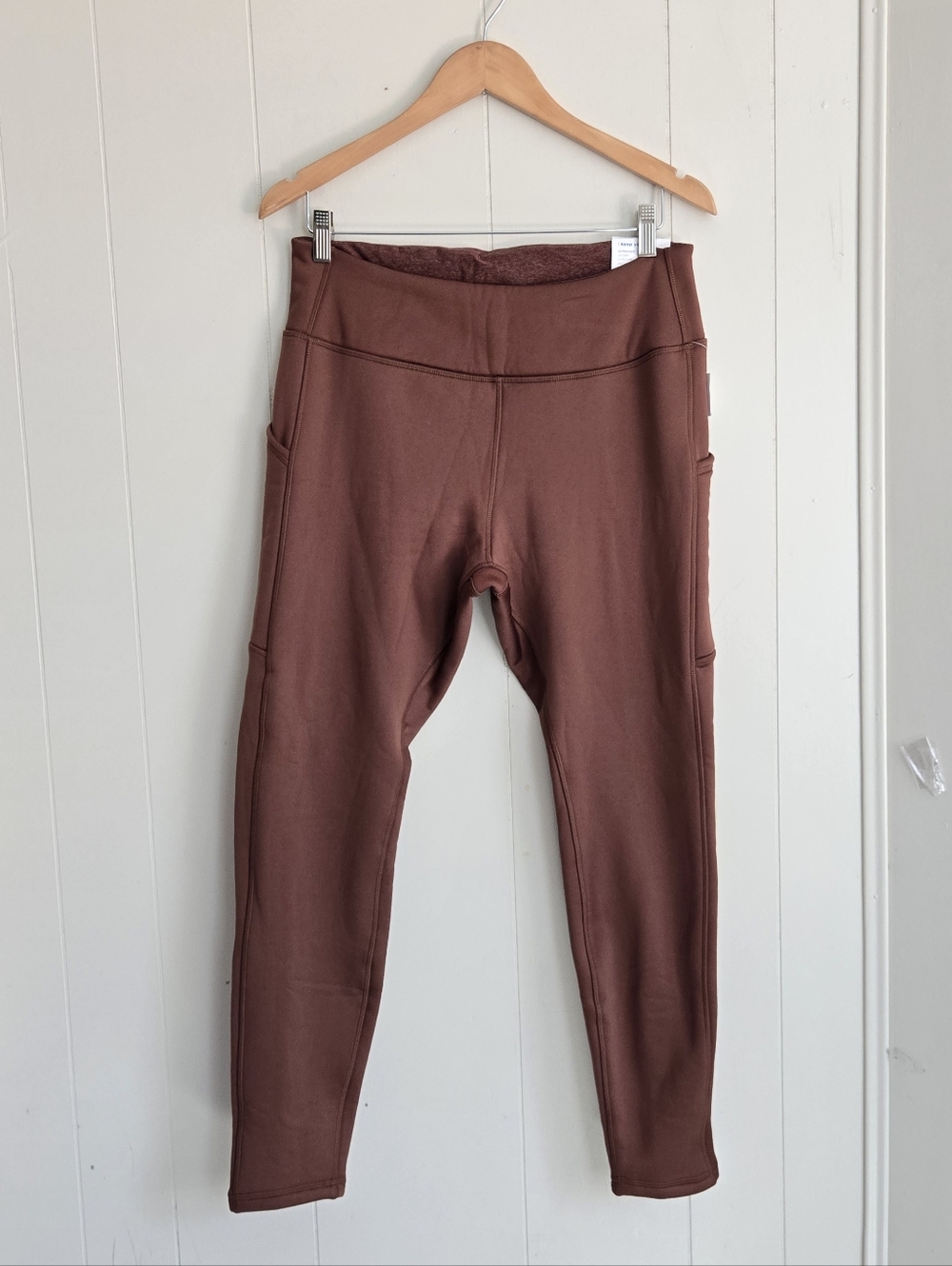 Old Navy Brown High-Rise Full-Length Leggings Ultra Cozy -Size L
